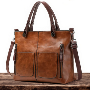 Nancy - Zeitlose Eleganz Leder Schultertasche