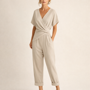 Kayla | Eleganter Wickel-Overall