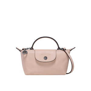 Mini Leder Longchamp Tasche - Rosa
