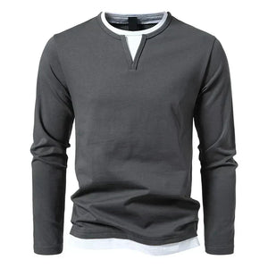 Alwin 1 Premium Longsleeve | Gekämmte Baumwolle